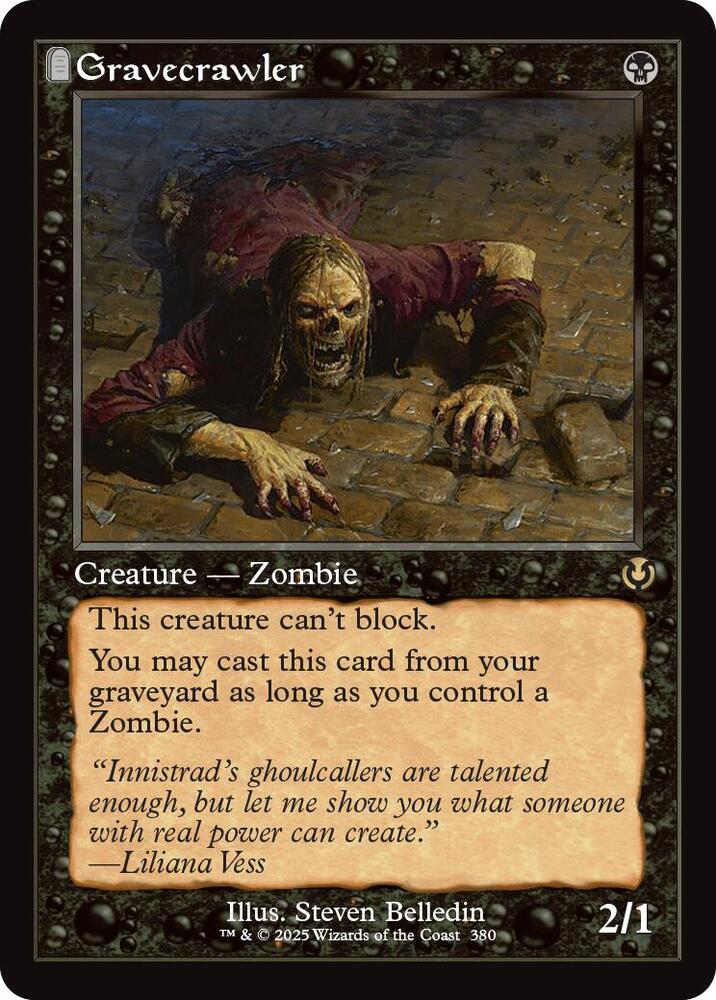 Gravecrawler 380 (Innistrad Remastered)  - Retro