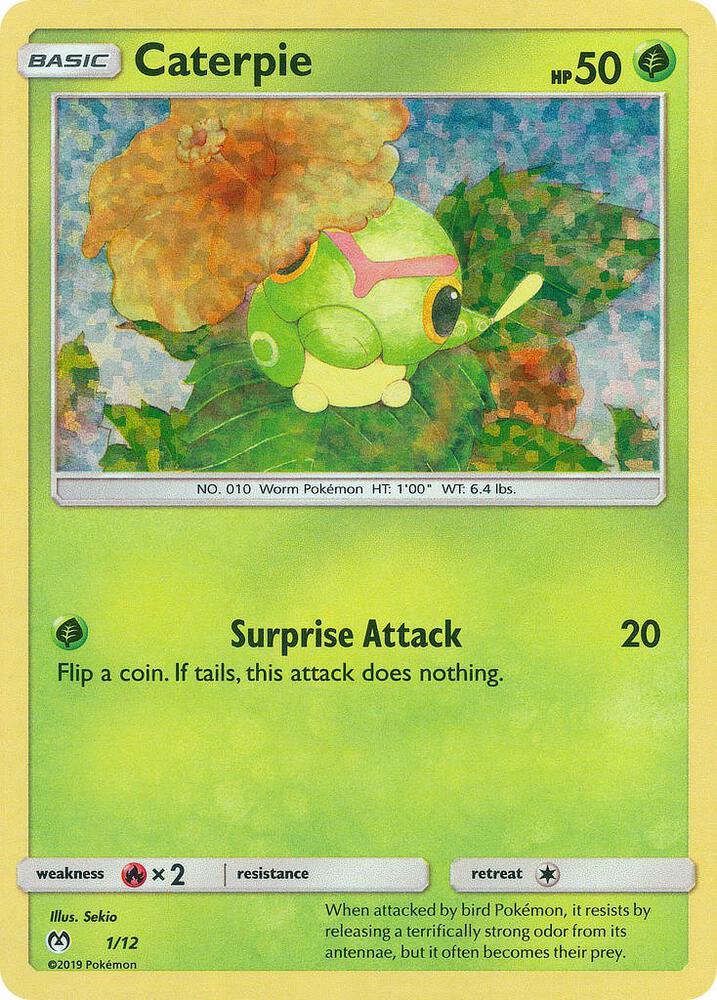 Caterpie 001/012 (McDonald's Promos 2019)  - Holofoil