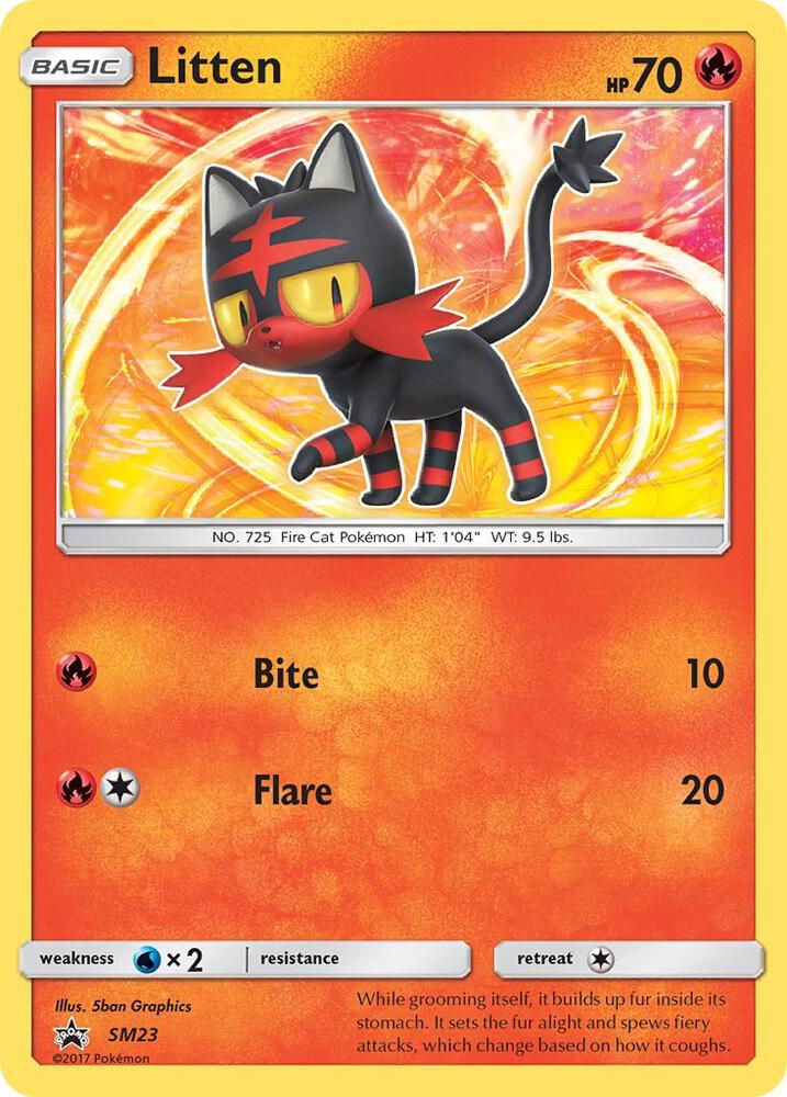 Litten SM23 (SM Promos)  - Holofoil