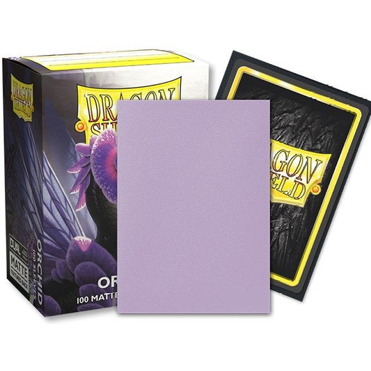 DRAGON SHIELD: BOXED 100 SLEEVES - MATTE - DUAL ORCHID (EMME)