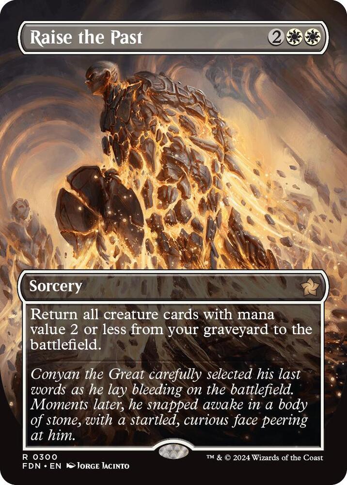 Raise the Past 300/291 (Foundations)  - Borderless
