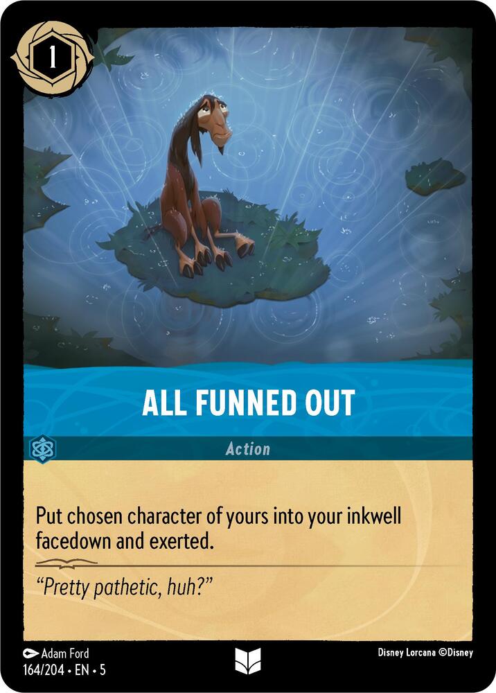 All Funned Out 164/204 (Shimmering Skies)  - Cold Foil