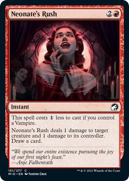 Neonates Rush 151/277 (Innistrad: Midnight Hunt)  - Foil