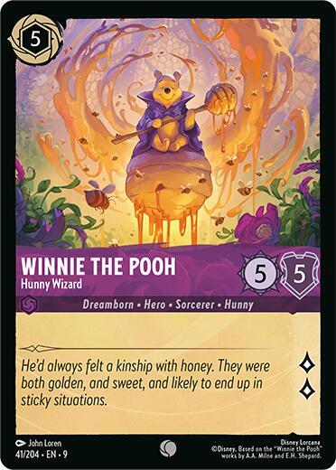 Winnie the Pooh Hunny Wizard 41/204 (Fabled) 