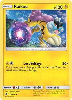 Raikou 079/214 (Deck Exclusives)  - Holofoil