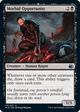 Morbid Opportunist 113 (Innistrad: Midnight Hunt) 