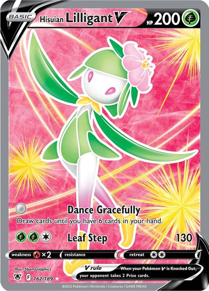 Hisuian Lilligant V 162/189 (SWSH10: Astral Radiance)  - Holofoil