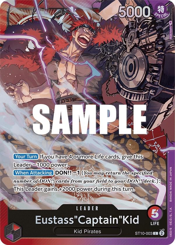 Eustass"Captain"Kid ST10-003 (Ultra Deck: The Three Captains)  - Foil