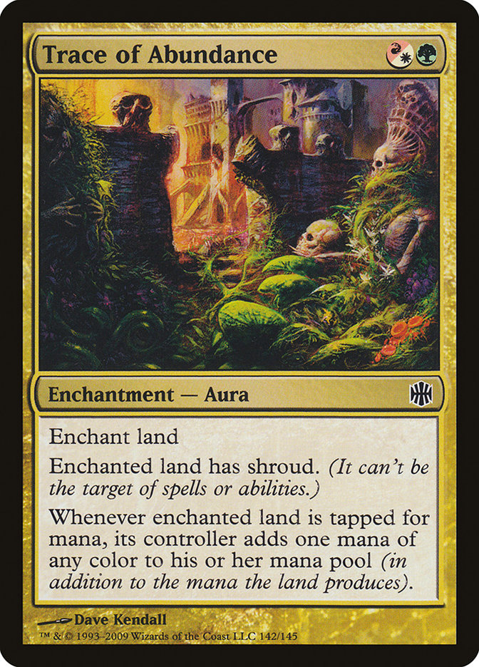 Trace of Abundance 142 (Alara Reborn)  - Foil