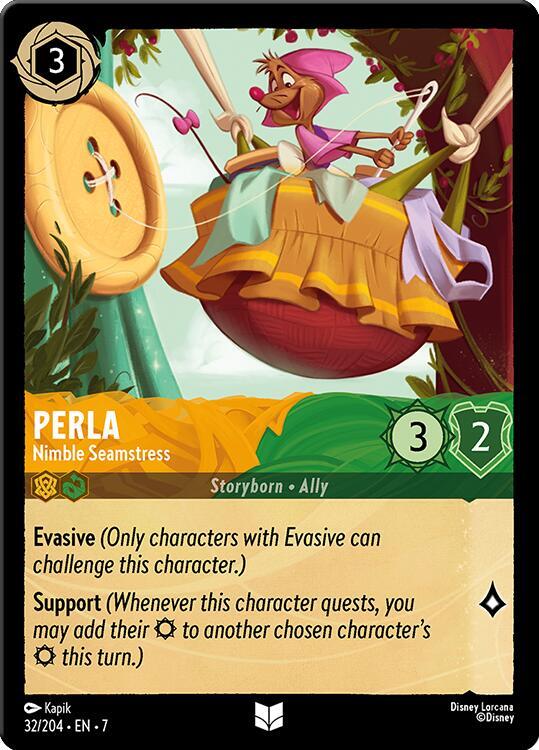 Perla, Nimble Seamstress 32/204 (Archazia's Island)  - Cold Foil