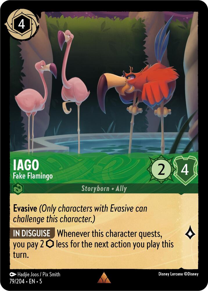 Iago, Fake Flamingo 79/204 (Shimmering Skies) 