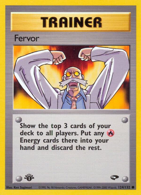 Fervor 124/132 (Gym Challenge)  - 1st Edition