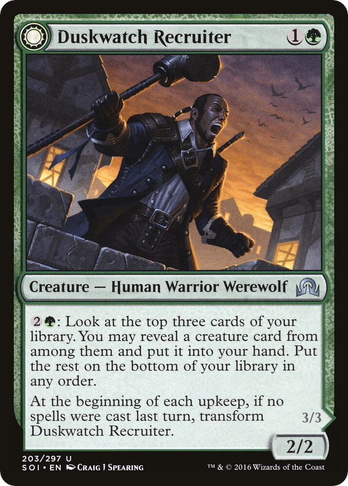 Duskwatch Recruiter 203 (Shadows over Innistrad) 