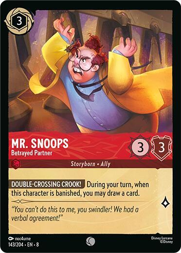 Mr. Snoops, Betrayed Partner 143/204 (Reign of Jafar) 