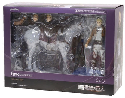 Attack on Titan - Erwin Smith with Horse Figma Action Anime Figure 446