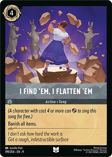 I Find 'Em. I Flatten 'Em 199/204 (Fabled) 