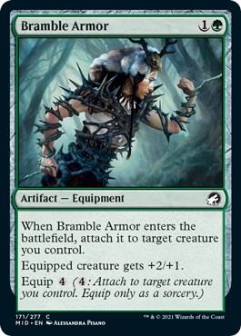 Bramble Armor 171/277 (Innistrad: Midnight Hunt)  - Foil