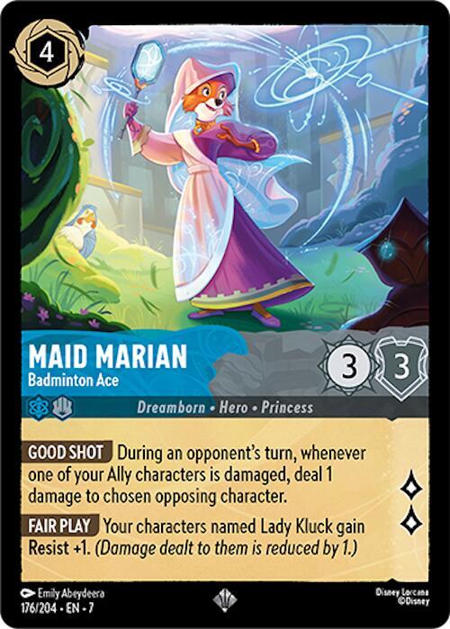 Maid Marian, Badminton Ace 176/204 (Archazia's Island)  - Cold Foil
