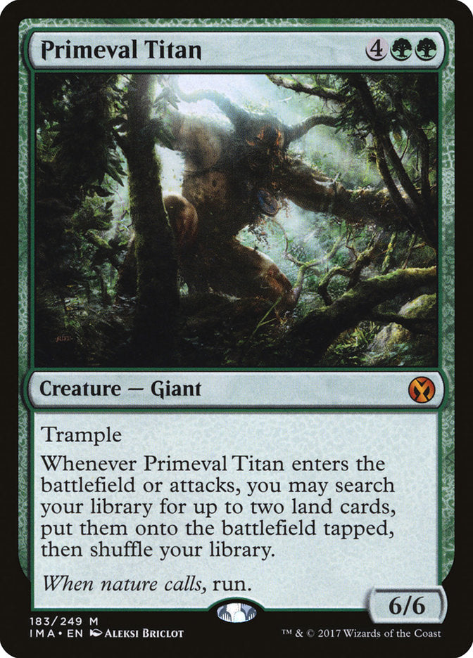 Primeval Titan 183/249 (Iconic Masters) 