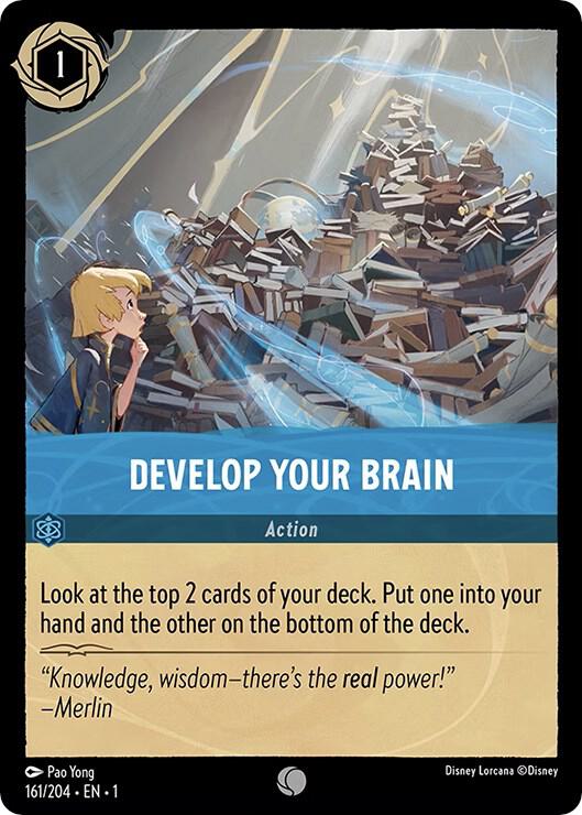 Develop Your Brain 161/204 (The First Chapter)  - Cold Foil