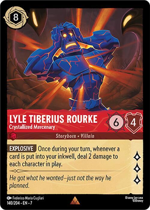 Lyle Tiberius Rourke, Crystallized Mercenary 140/204 (Archazia's Island) 