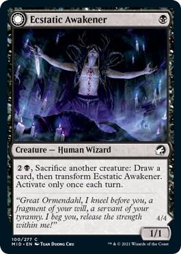 Ecstatic Awakener 100/277 (Innistrad: Midnight Hunt)  - Foil