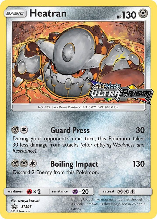 Heatran Prerelease SM96 (SM Promos)  - Holofoil