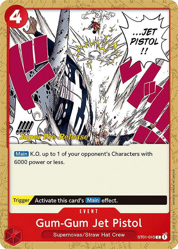 Gum-Gum Jet Pistol ST01-015 (Super Pre-Release Starter Deck 1: Straw Hat Crew) 