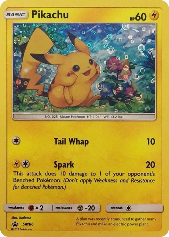Pikachu General Mill's Promo SM86 (Miscellaneous Cards & Products)  - Holofoil