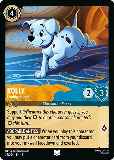Rolly, Chubby Puppy 26/204 (Reign of Jafar)  - Cold Foil