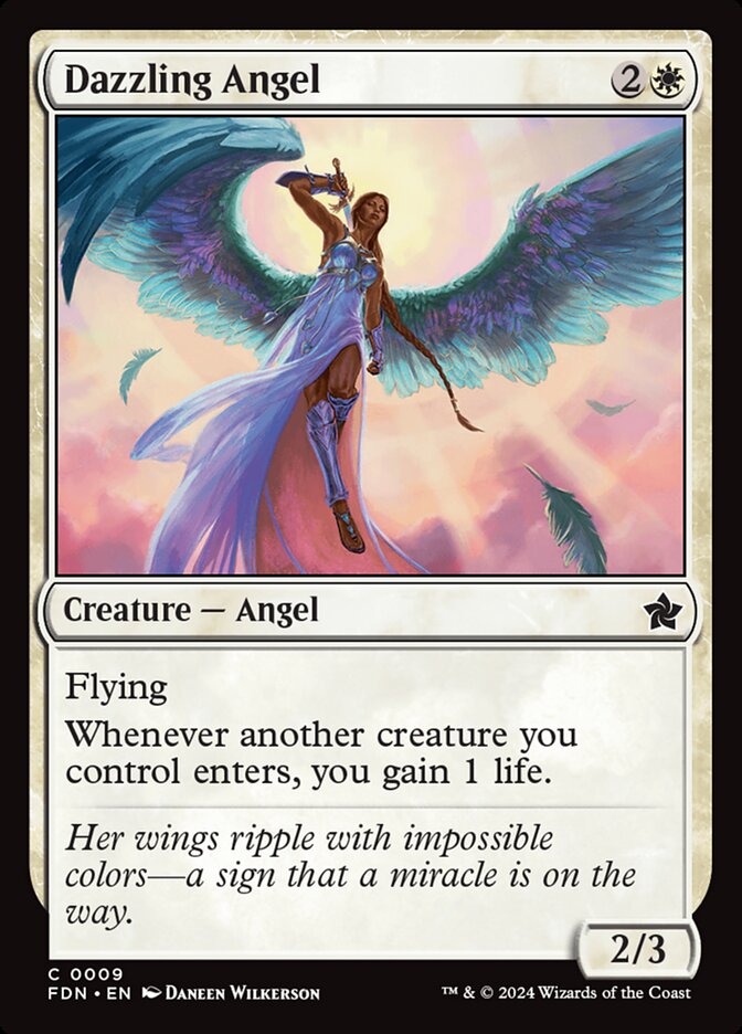 Dazzling Angel 9 (Foundations)  - Foil
