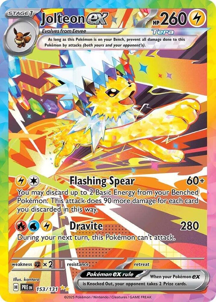 Jolteon ex 153/131 (SV: Prismatic Evolutions)  - Holofoil
