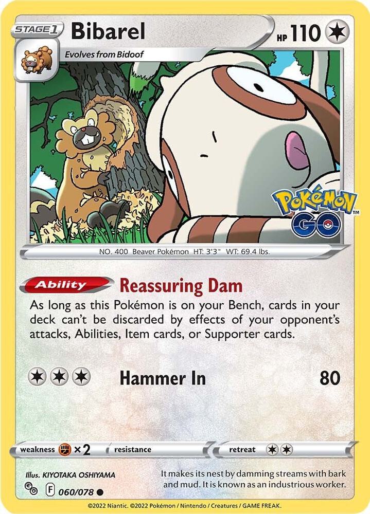 Bibarel 060/078 (Pokemon GO) 