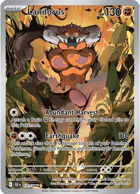 Landorus 131/086 (SV: Black Bolt)  - Holofoil