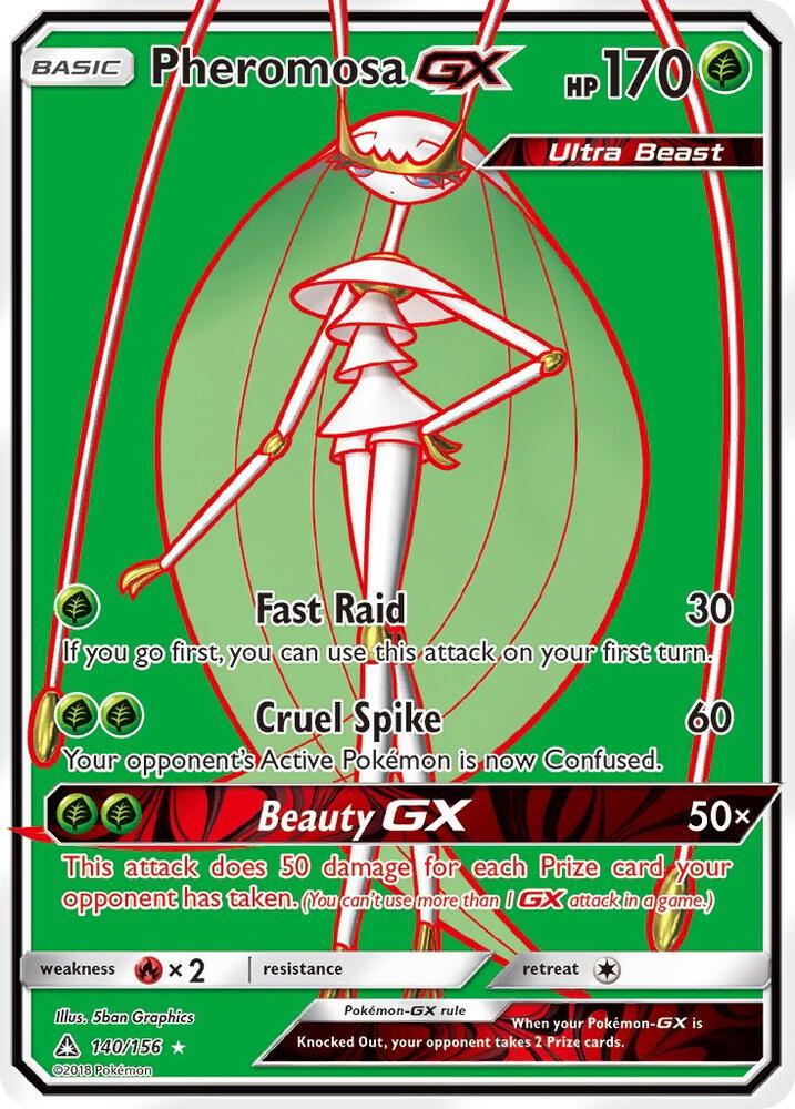 Pheromosa GX 140/156 (SM - Ultra Prism)  - Holofoil