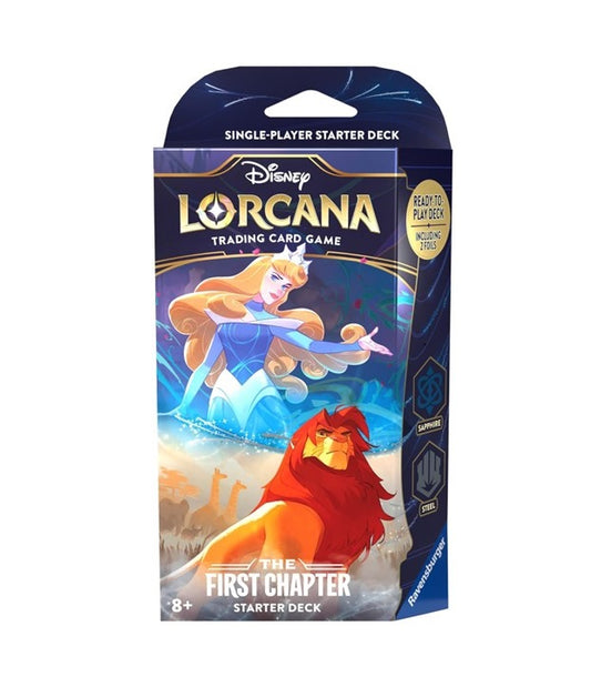 Disney Lorcana TCG The First Chapter Series 1 Starter Deck - Sapphire & Steel