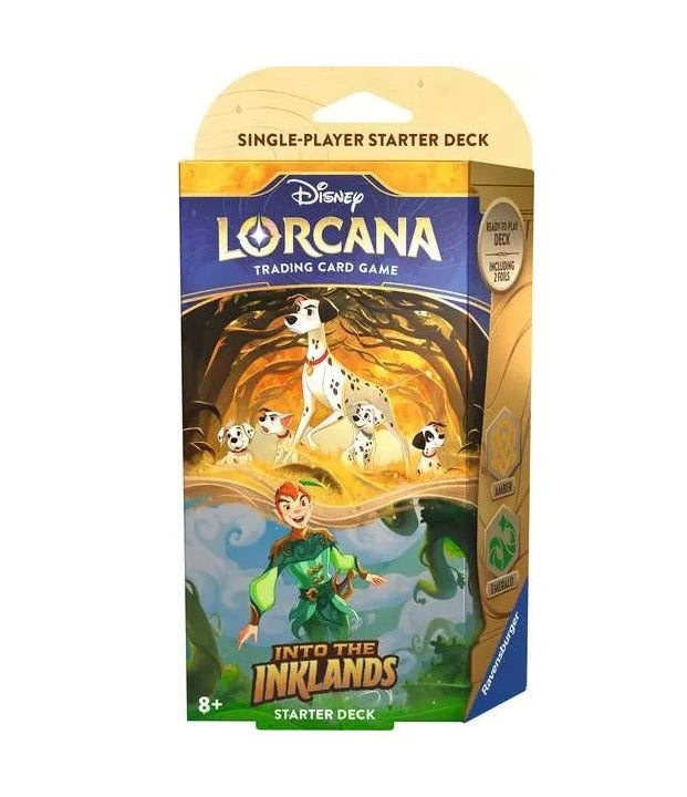 Disney Lorcana TCG Into the Inklands Series 3 Starter Deck - Amber & Emerald