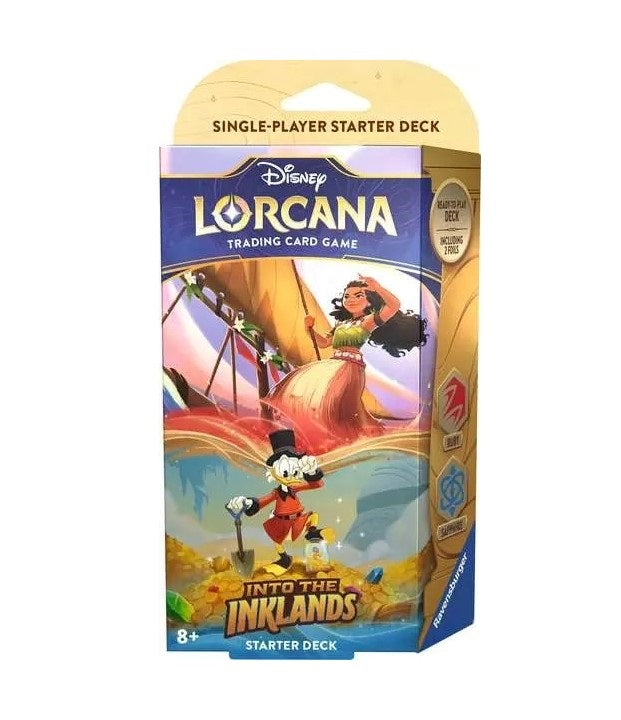 Disney Lorcana TCG Into the Inklands Series 3 Starter Deck - Ruby & Sapphire