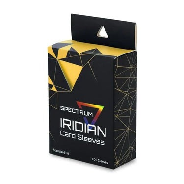 Spectrum IRIDIAN Card Sleeves - Yellow - Matte Finish - Standard Fit 100 Sleeves