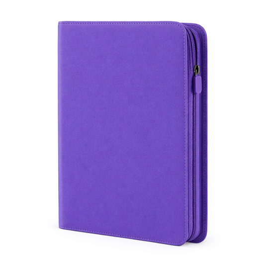 Jumbo Card Folder - Holds 40 Jumbo Cards - Pokemon, Sports, any TCG Cards - PURPLE