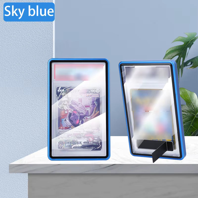 ALUMINIUM ALLOY METAL FRAME  MAGNETIC CARD PROTECTOR CASE SUITABLE PSA GRADED CARD SLAB ONLY