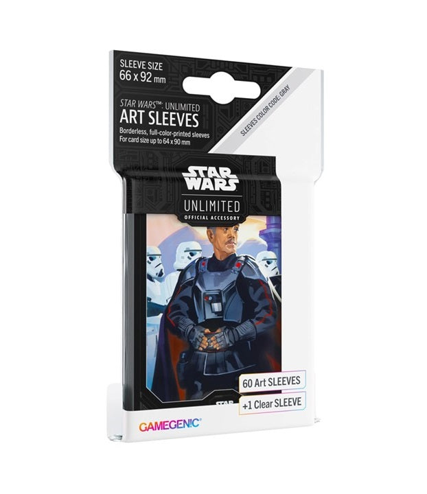 Star Wars Unlimited - Moff Gideon - Gamegenic Art Sleeves 66 x 92mm