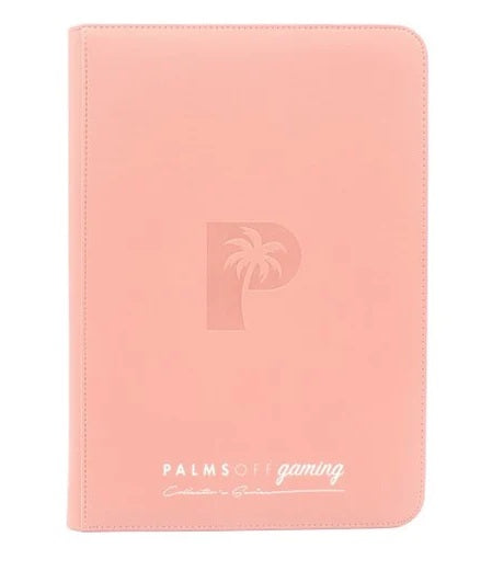 COLLECTOR'S SERIES TOP LOADER ZIP BINDER - CLEAR (216 CAPACITY) - PINK