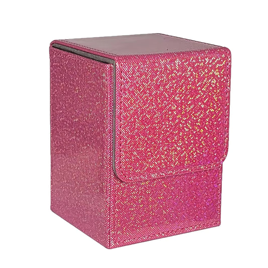 Sparkly Vertical TCG Deck Box - PINK
