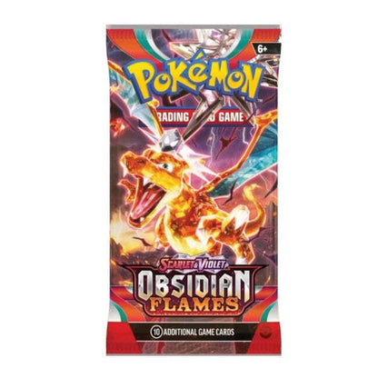 POKÉMON TCG Scarlet & Violet 3 Obsidian Flames Booster Box (36 Packs) Factory Sealed