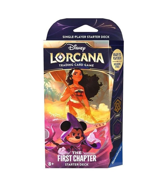 Disney Lorcana TCG The First Chapter Series 1 Starter Deck - Amber & Amethyst