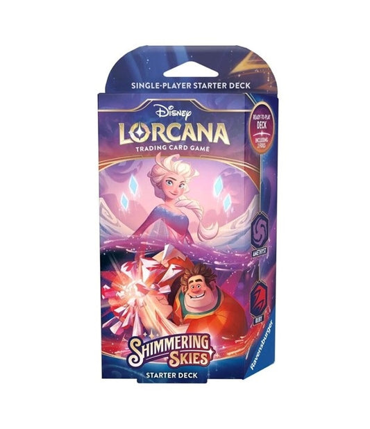 Disney Lorcana TCG - Shimmering Skies - Series 5 Starter Deck - Amethyst & Ruby