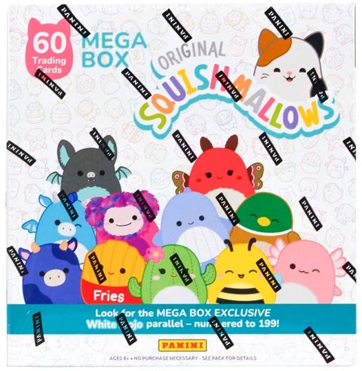 2025 Panini Orginial Squishmallow TCG Mega Box - Collectable Trading Cards