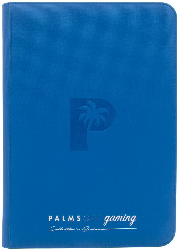 COLLECTOR'S SERIES TOP LOADER ZIP BINDER - CLEAR (216 CAPACITY) - BLUE