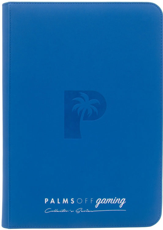 COLLECTOR'S SERIES TOP LOADER ZIP BINDER - CLEAR (216 CAPACITY) - BLUE